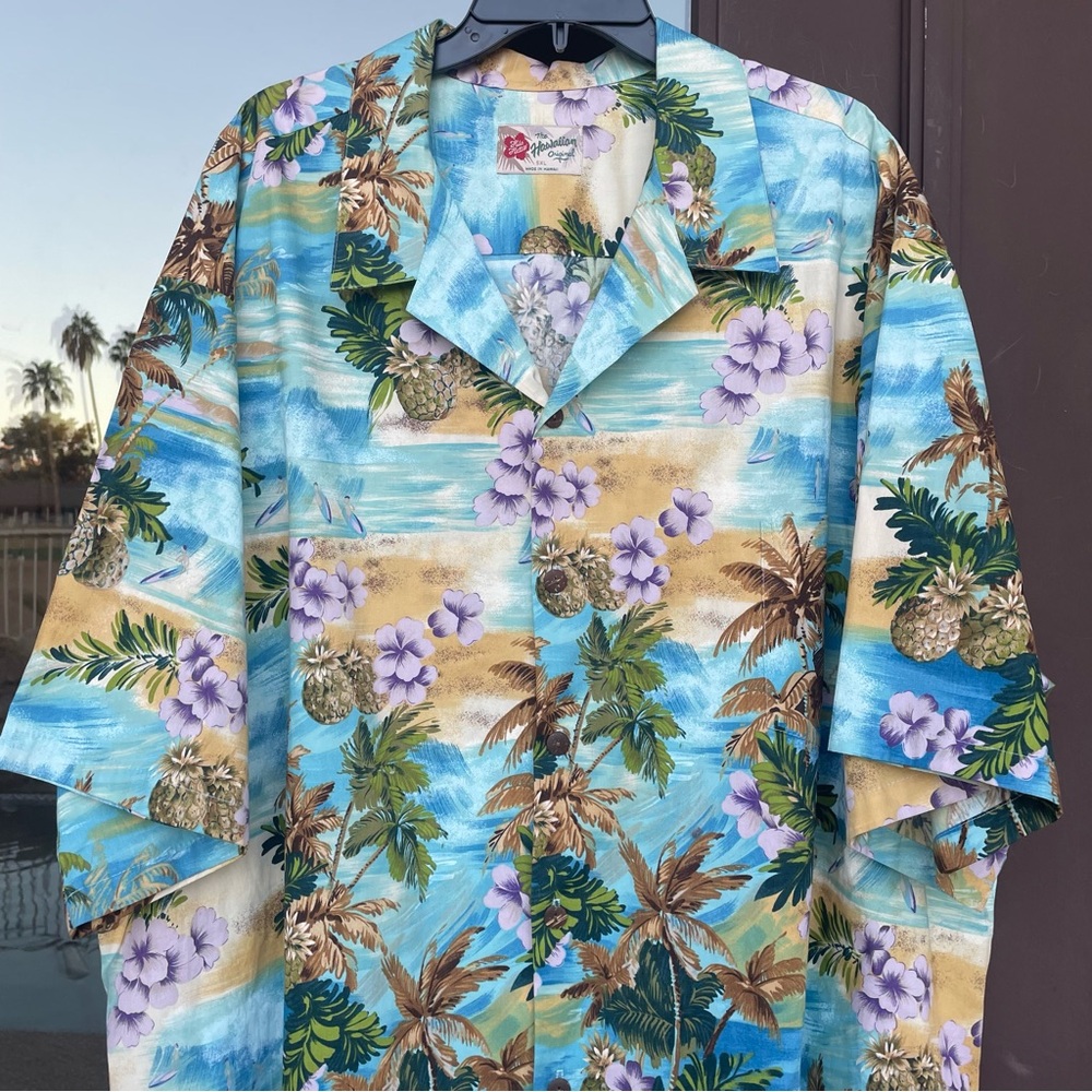 Hilo Hattie Aloha Print Hawaiian Shirt 5XL